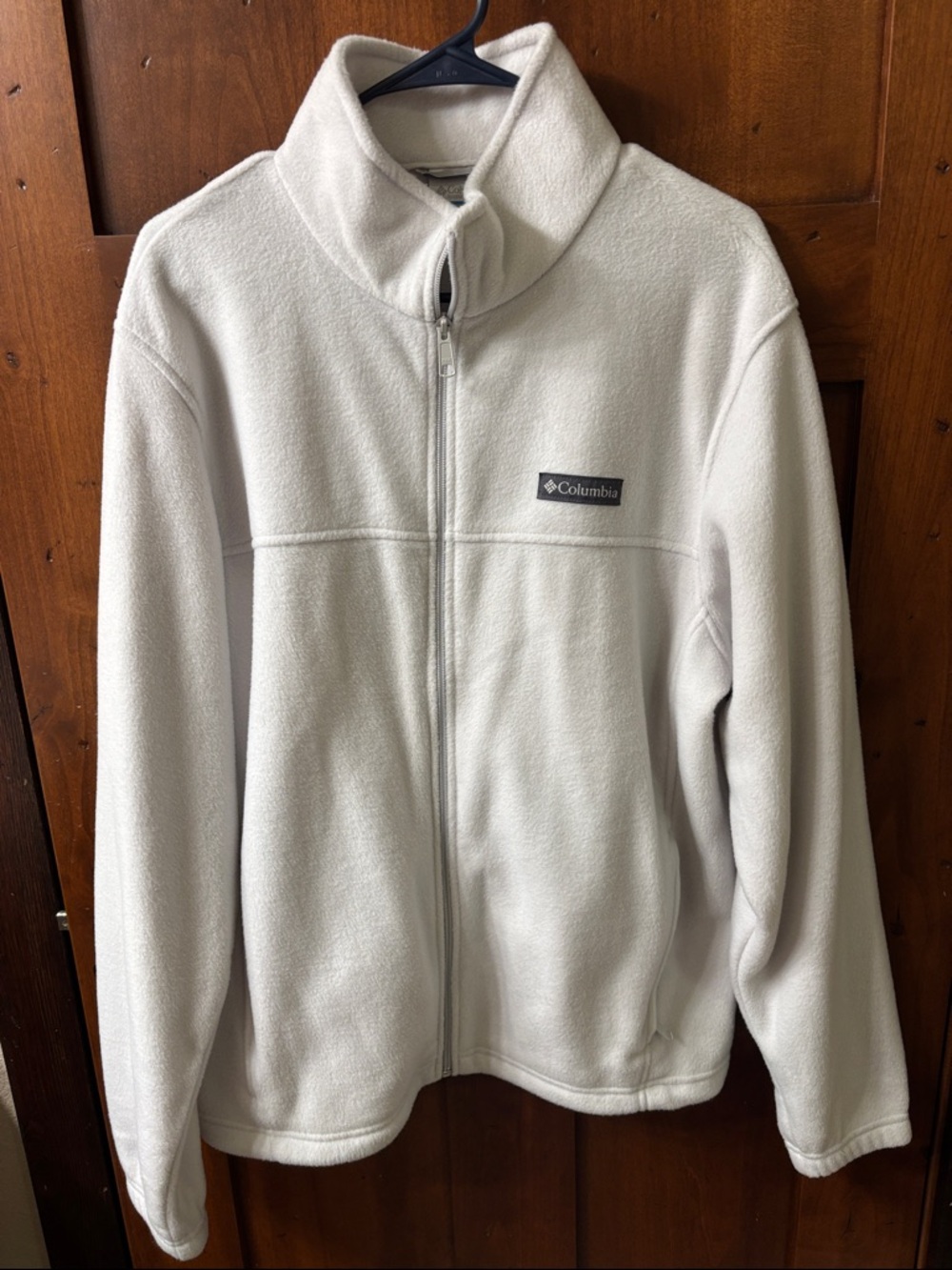 Columbia Off-White Full-Zip Fleece Jacket